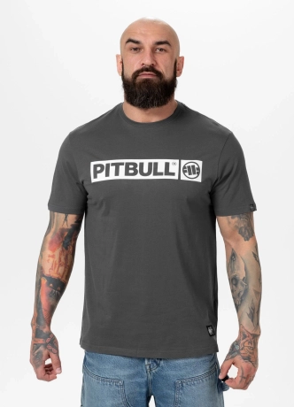 Koszulka męska T-Shirt Pitbull Hilltop grafitowa