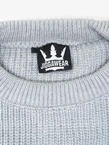 Sweter męski oversize Jigga Wear szary