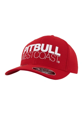 Czapka z daszkiem Snapback Pit Bull Pitbull Seascape czerwona