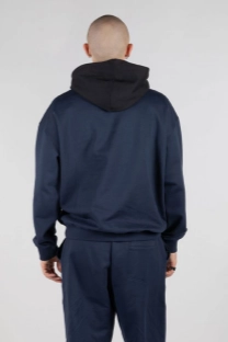 Bluza męska z kapturem Prosto Splash Shield granatowa