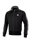 Komplet dresowy męski Pitbull Pit Bull Tape Logo 25 Trackjacket czarny