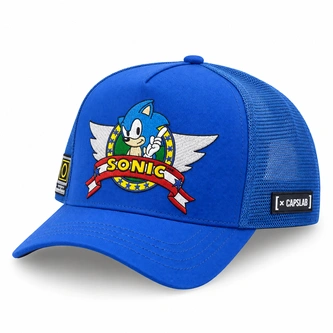 Czapka z daszkiem Capslab Sonic niebieska