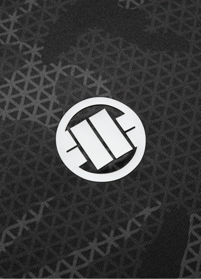 Koszulka męska T-shirt Pit Bull Mesh Performance Pro Plus Net Camo II czarna