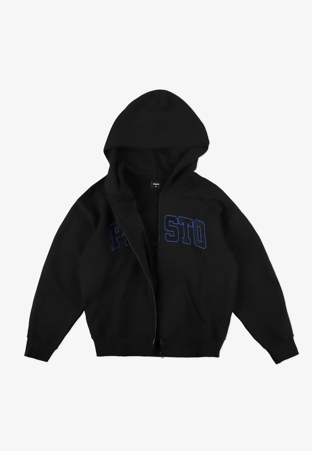 Bluza męska rozpinana z kapturem Prosto Axel czarna