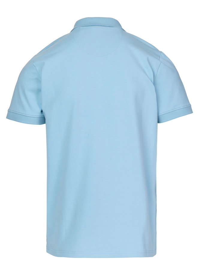 Koszulka męska Polo Pitbull Jersey Slim Fit Small Logo jasno niebieska
