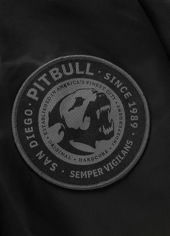 Kurtka męska przejściowa bomberka Pit Bull MA-1 Akron czarna