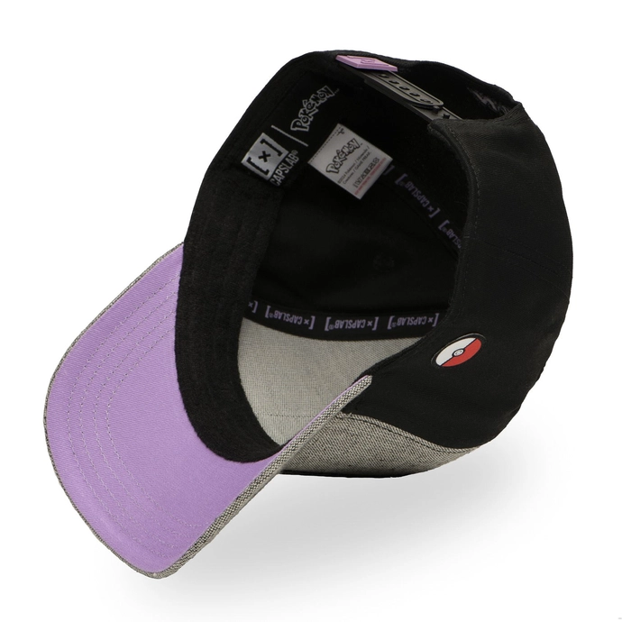 Czapka z daszkiem Capslab Pokemon Mewtwo szaro/czarna