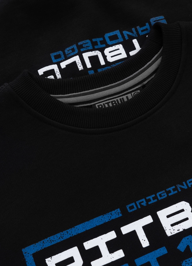 Bluza męska Pitbull Pit Bull In Blue crewneck czarna