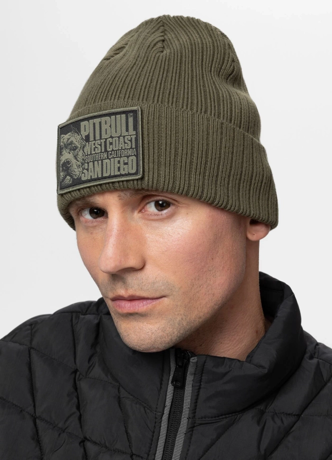 Czapka zimowa Pit Bull Beanie Silvas Blood Dog zielona
