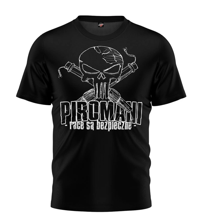 Koszulka męska T-shirt Public Enemy Piromani czarna