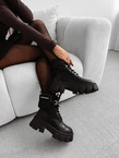Buty damskie workery Olavoga TREAKLY czarne