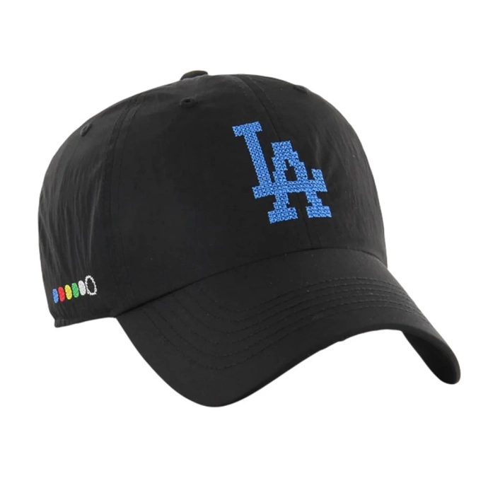 Czapka z daszkiem 47 Brand Los Angeles Dodgers Eight Bit Hero Clean Up czarna