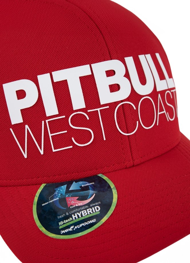 Czapka z daszkiem Snapback Pit Bull Pitbull Seascape czerwona