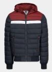 Kurtka zimowa męska Pit Bull Rubio granatowa/czerwona