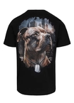 Koszulka męska T-Shirt Pit Bull Pitbull Hero czarna