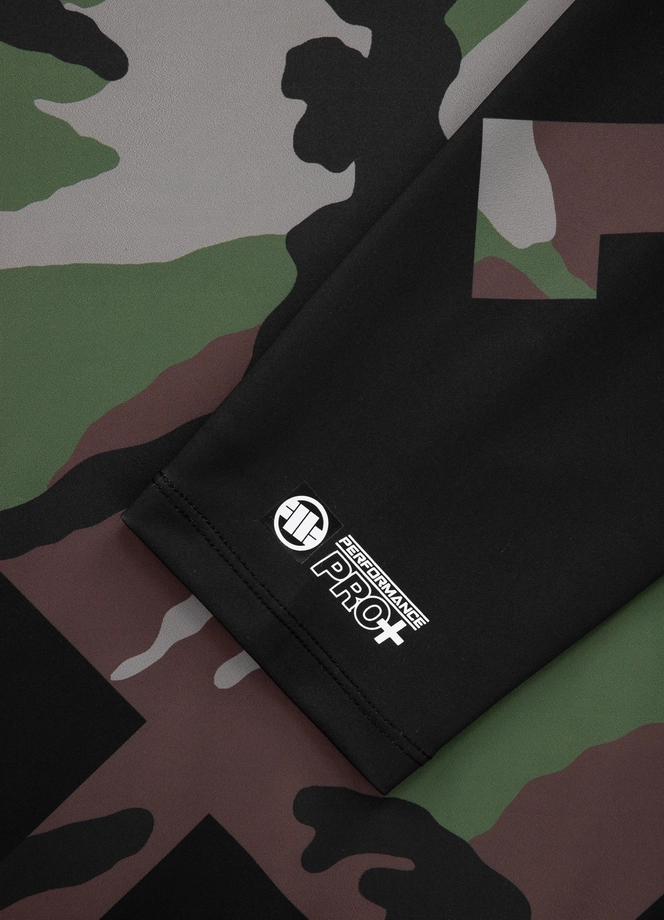 Koszulka rashguard Pit Bull Pitbull Cross Camo Longsleeve Woodland camo