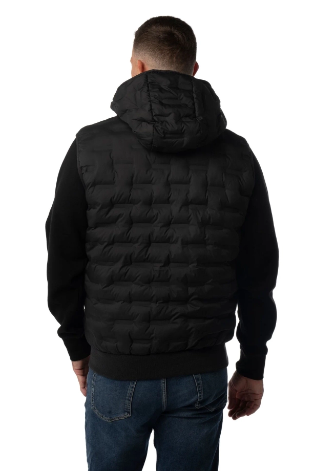 Bezrękawnik męski Kamizelka z kapturem Pit Bull Fisk czarny