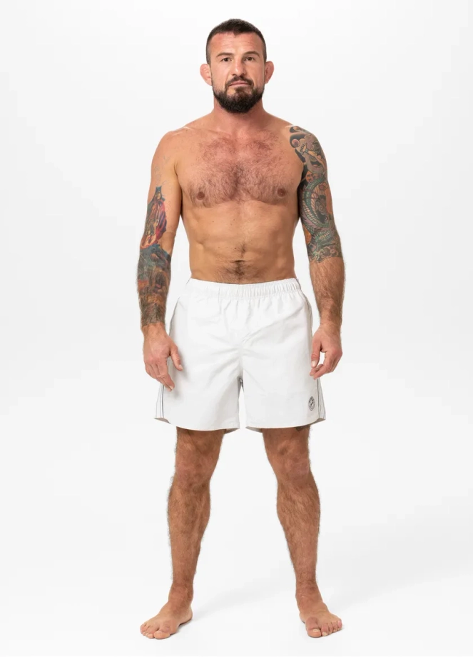 Spodenki szorty kąpielowe męskie Pitbull Crownhill białe
