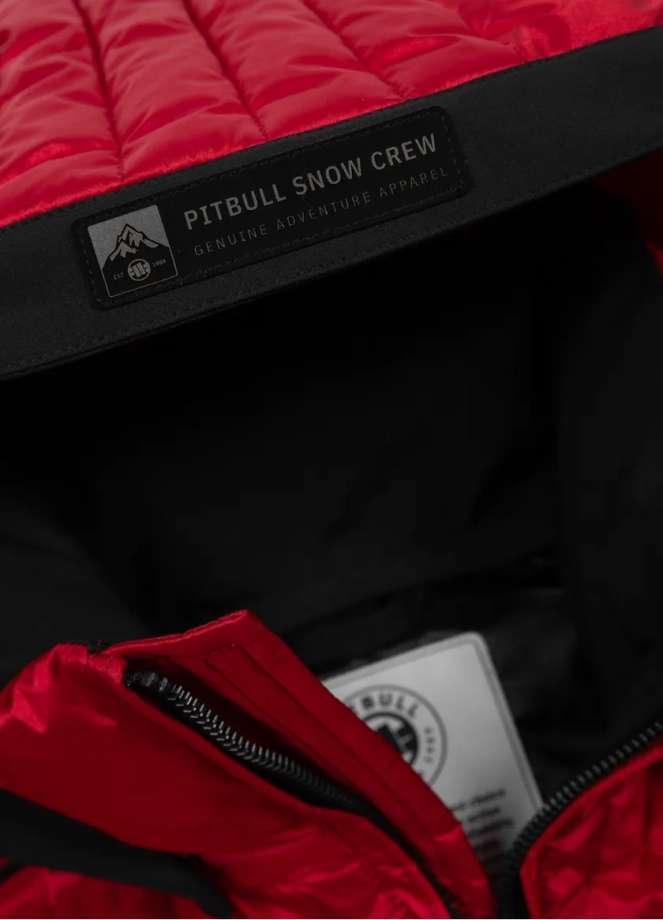 Kurtka zimowa męska Pit Bull Barles Ribstop czerwony
