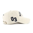 Czapka z daszkiem 47 Brand New York Yankees Cooperstown Sandstorm Clean Up kremowo/granatowa