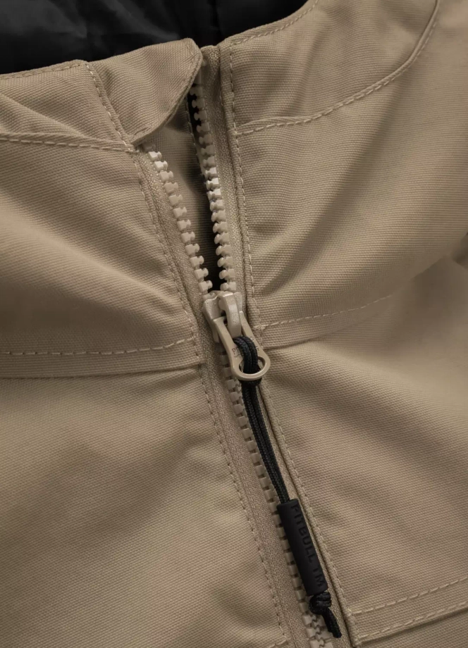 Kurtka zimowa męska Pit Bull Balboa II 24 Hooded Jacket beżowa