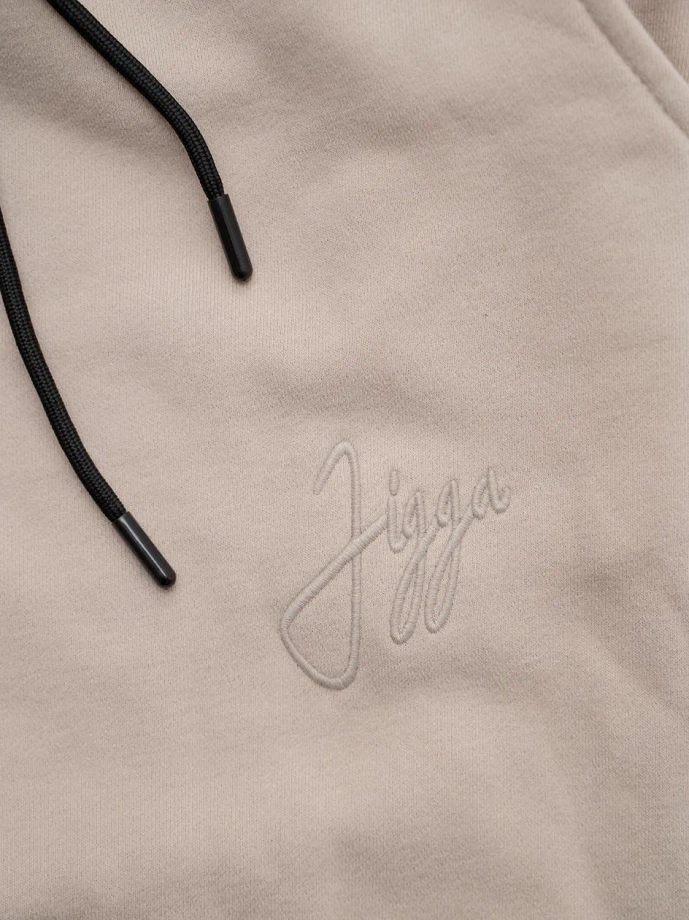 Komplet dresowy męski Jigga Wear Small Written Tag beżowy
