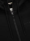 Bluza męska rozpinana z kapturem Pit Bull Sampson 25 ZIP czarna