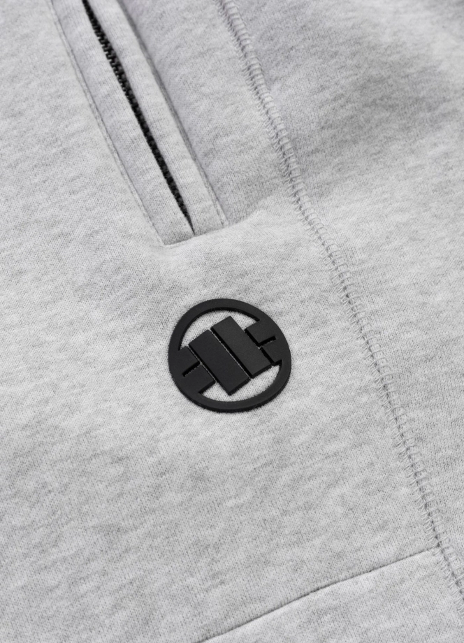 Spodnie męskie dresowe Pit Bull Small Logo HD szare