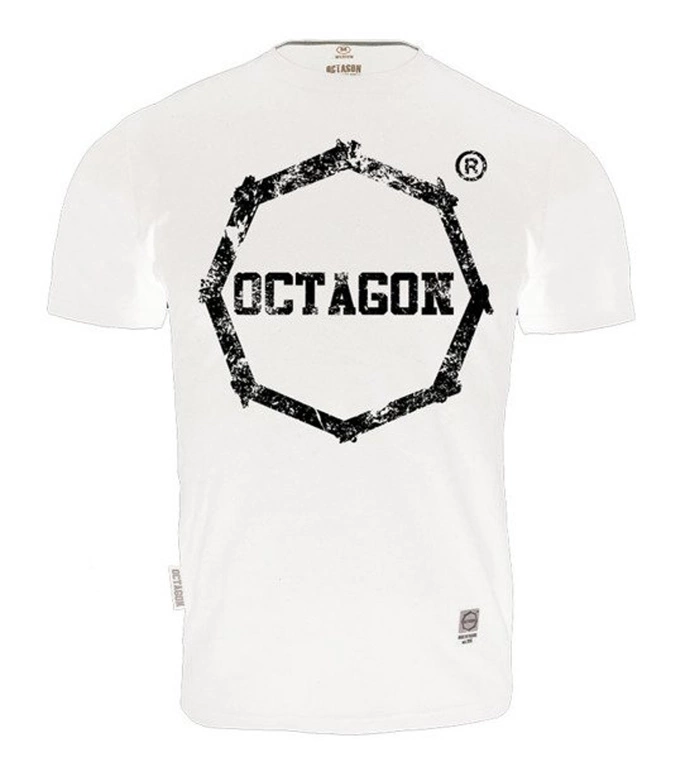 Koszulka T-shirt Octagon Smash Logo biała