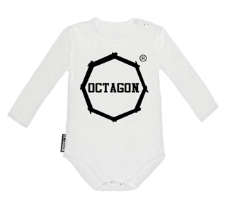 Body dziecięce Octagon Logo białe