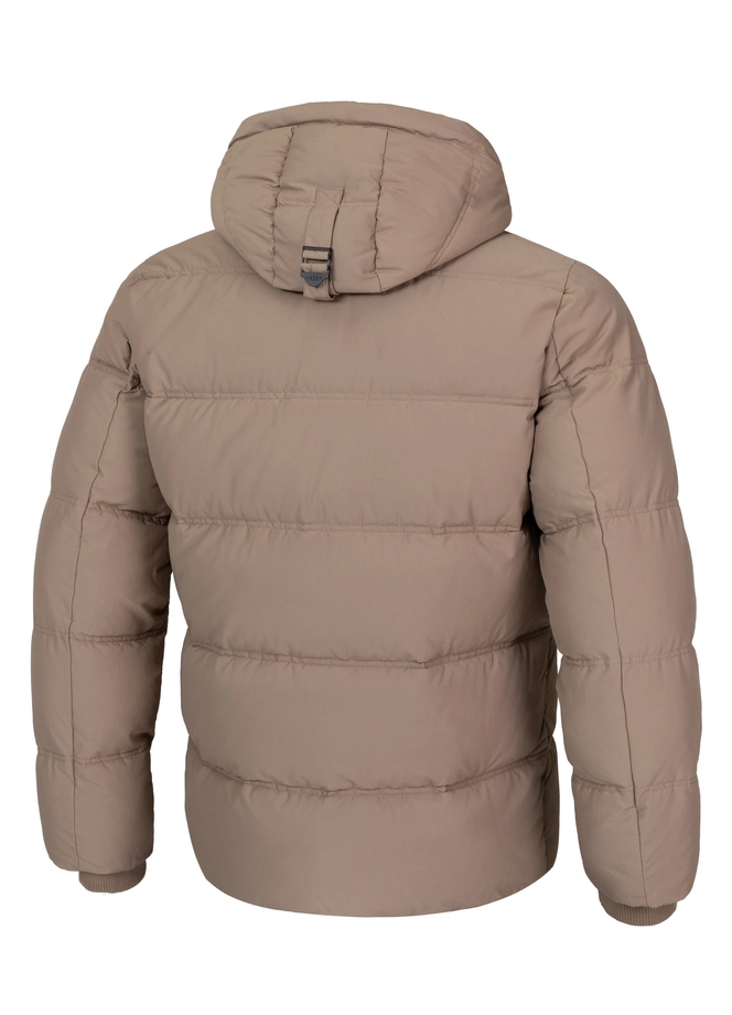 Kurtka zimowa męska Pit Bull Duncan Hooded Jacket beżowa