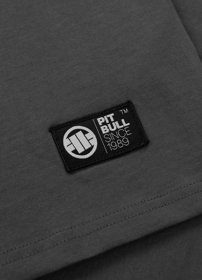 Koszulka męska T-Shirt Pit Bull Pitbull Shot For Shot grafitowa szara