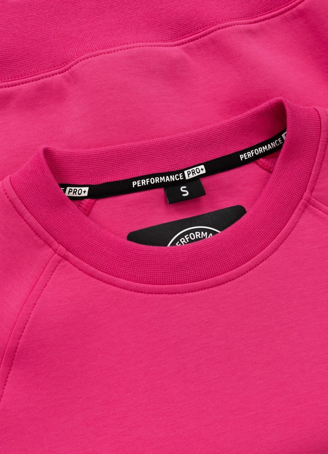 Bluza damska bez kaptura Pitbull Discovery różowa