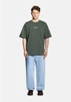 Koszulka męska t-shirt oversize Prosto Box 2.0 zielona