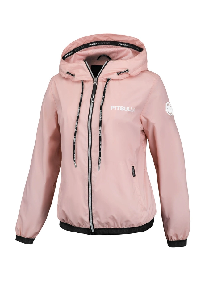 Kurtka wiosenna przejściowa damska Pit Bull Dahlia 2 Hooded Nylon Jacket różowa