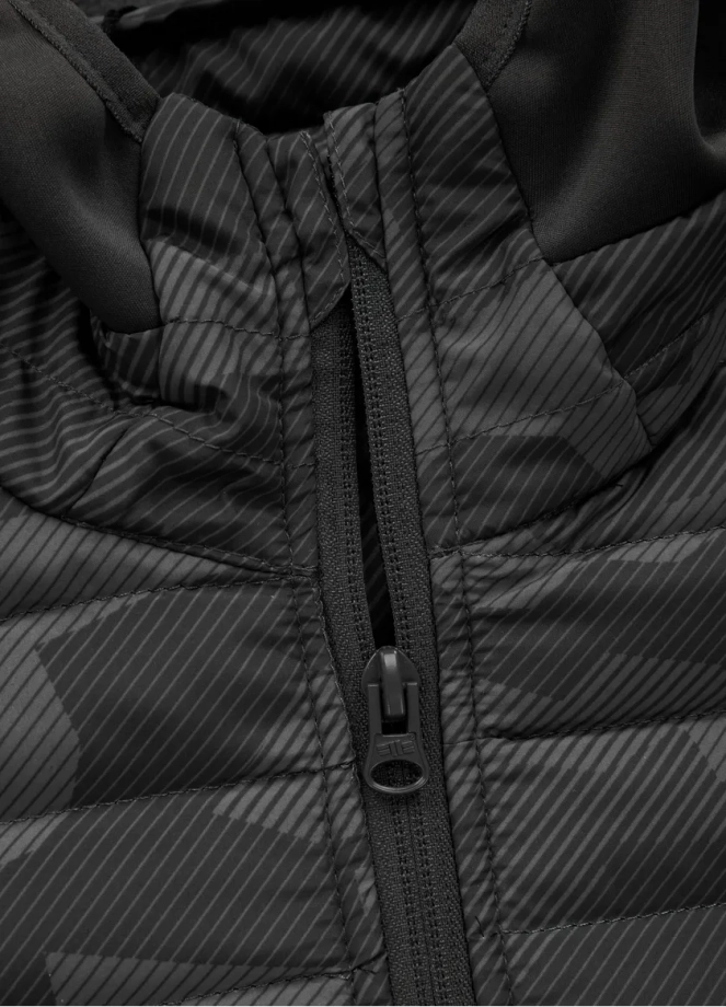 Bezrękawnik męski Kamizelka z kapturem Pit Bull Dillard czarny camo