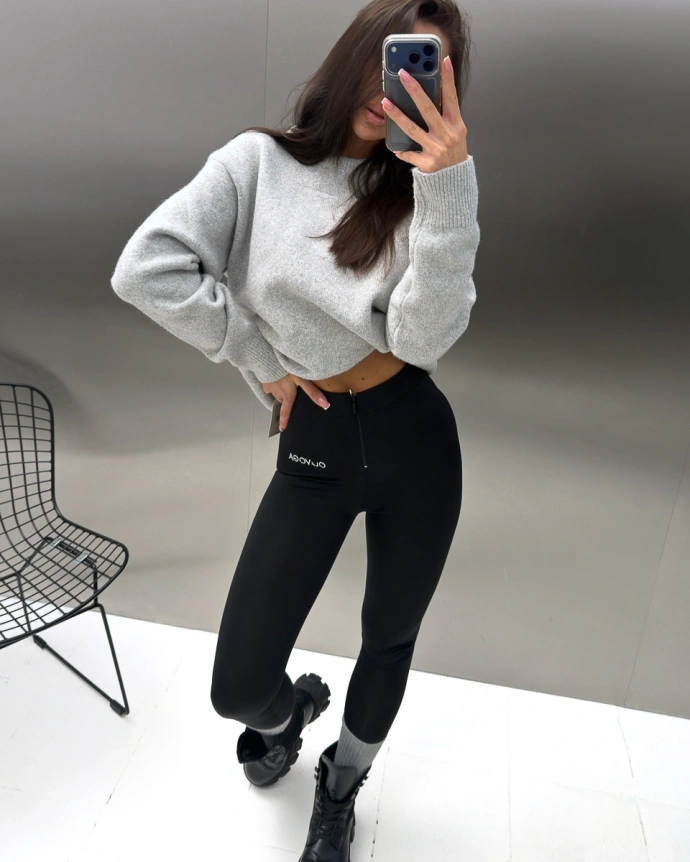 Legginsy damskie Olavoga LUXORA czarne