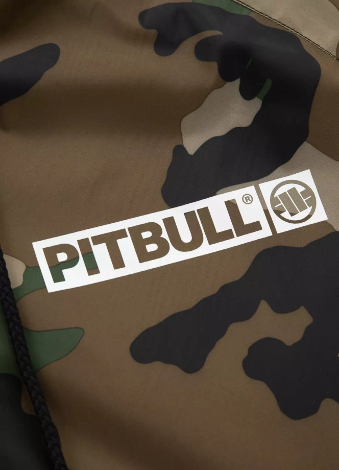 Kurtka męska wiosenna przejściowa Pit Bull Athletic Hilltop Nylon Jacket wiatrówka zielone camo