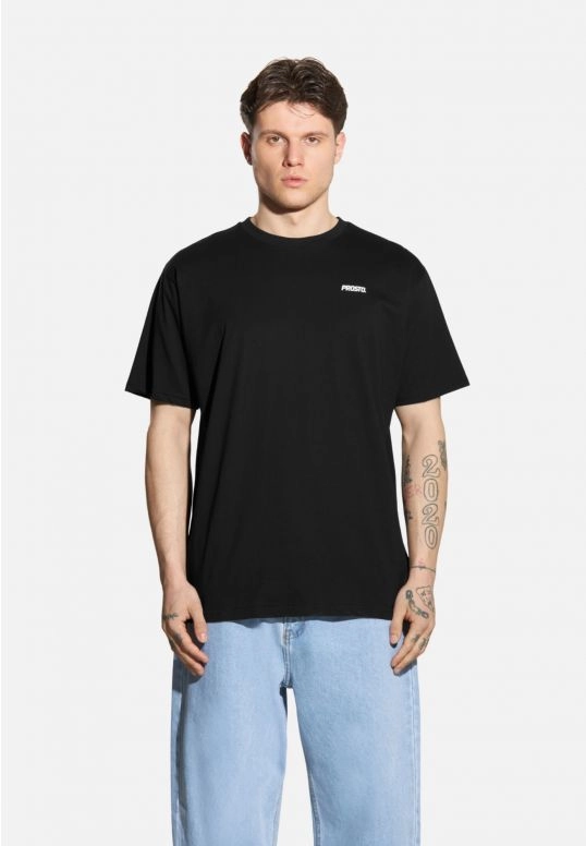 Koszulka męska t-shirt Prosto Base 26 czarna
