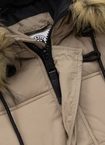 Kurtka damska zimowa parka Pit Bull Queenston beżowa