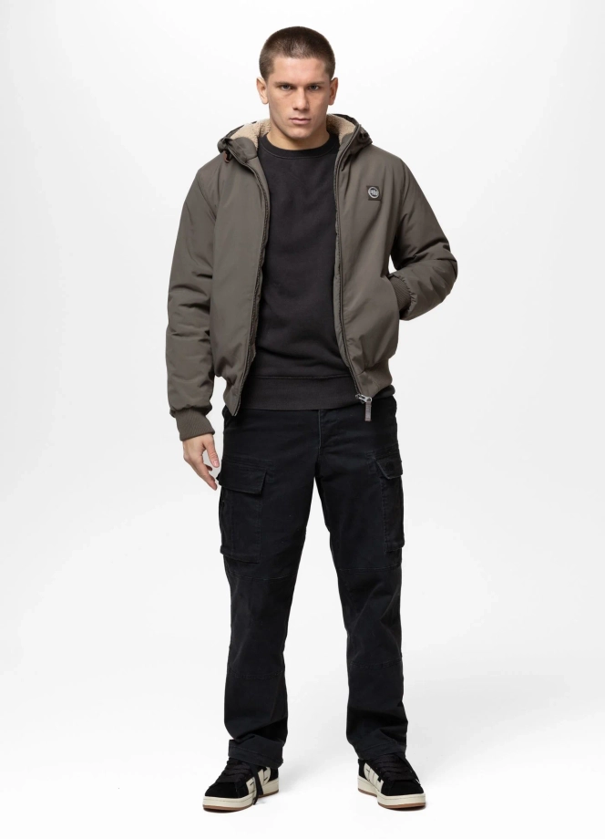 Kurtka zimowa męska Pit Bull Elkwood III taupe