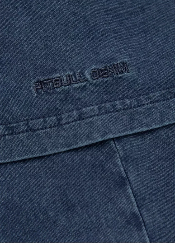Koszulka męska T-Shirt Pit Bull Pitbull Denim Washed Born In 1989 niebieska