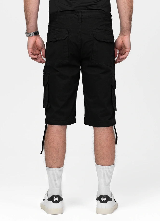 Spodenki szorty bojówki męskie Pitbull Volmer czarne