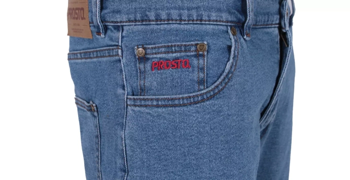 Spodenki męskie jeansowe Prosto Klasyk Rirt Regular niebieskie