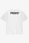 Koszulka męska t-shirt oversize Prosto Big Log Infinity biała