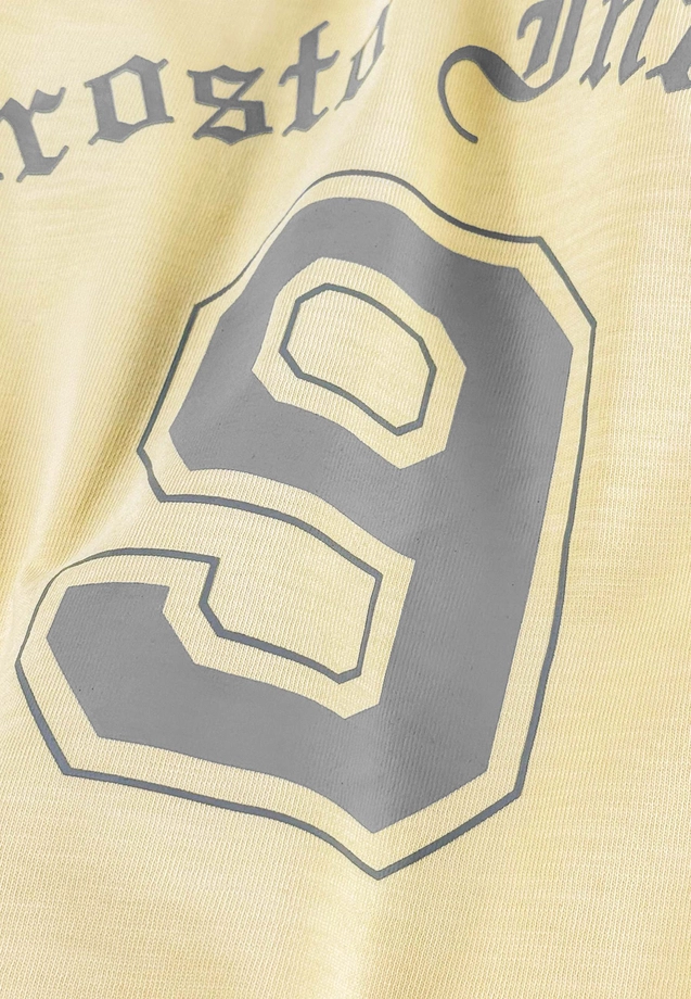 Koszulka męska t-shirt oversize Prosto Nine żółta