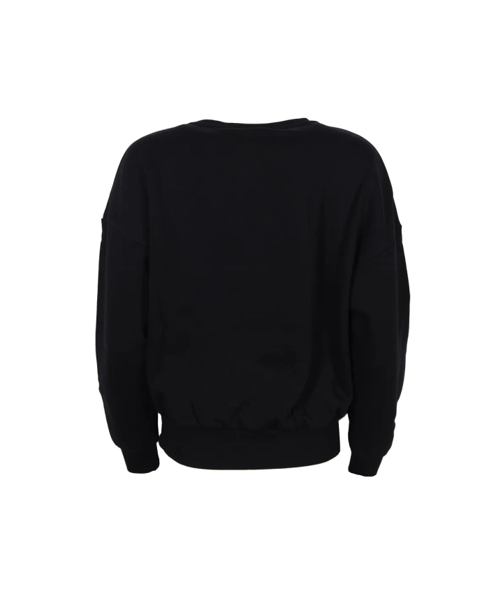 Bluza damska klasyczna Prosto Klasyk Dina crewneck czarna