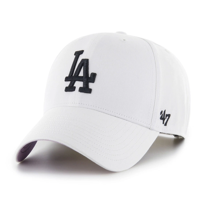 Czapka z daszkiem 47 Brand Los Angeles Dodgers White Paradigm Under biała