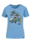 Koszulka damska T-shirt Pit Bull BeachBreak sprany niebieski