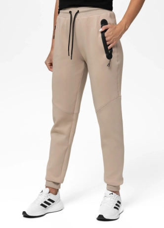 Spodnie dresowe damskie Pit Bull Explory beżowe